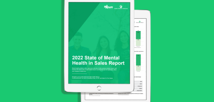 state of mental health in sales